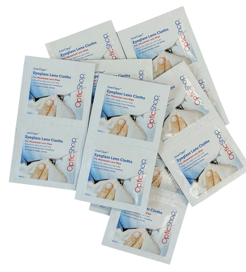 Ever-Clear Wets™ Pre-Moistened Lens Cloths - Bulk Packaged-Pro-Optics LLC