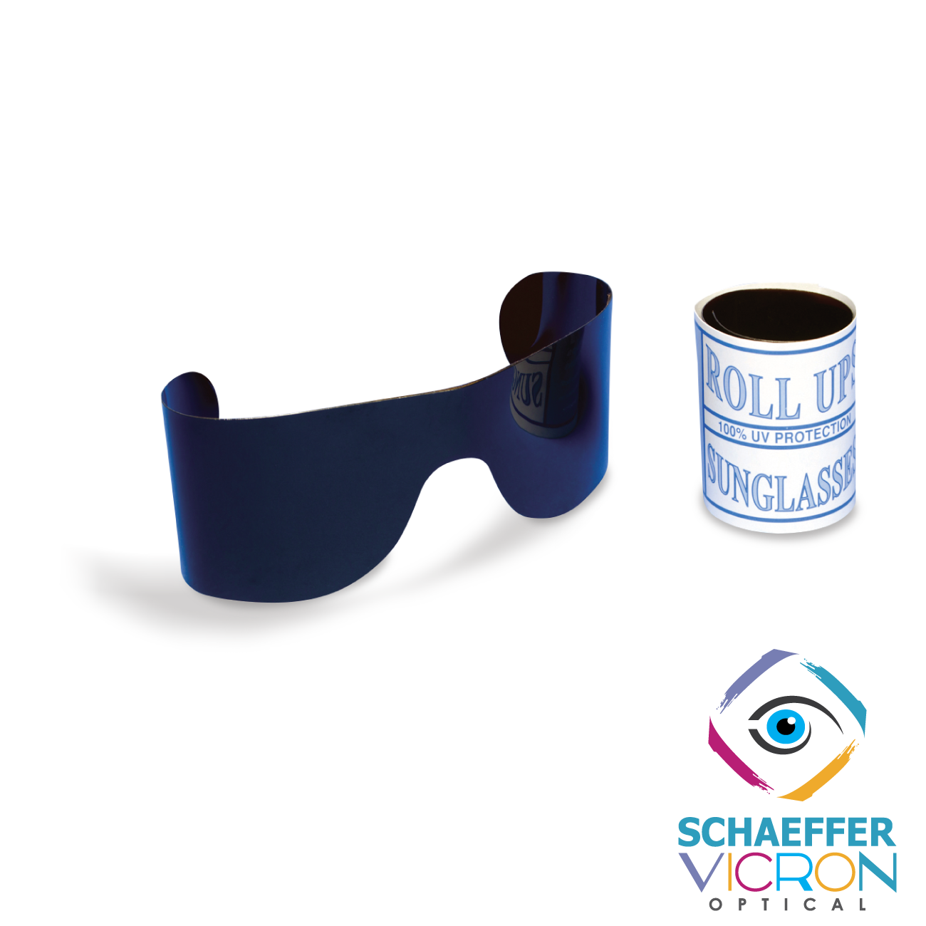Pro-Optics Schaeffer Vicron Roll-Ups Post-Mydriatic Disposable Sunglasses, Gray (RL2)