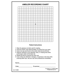 Pro-Optics Amsler Recording Pad - 50 Sheets (VAM50)