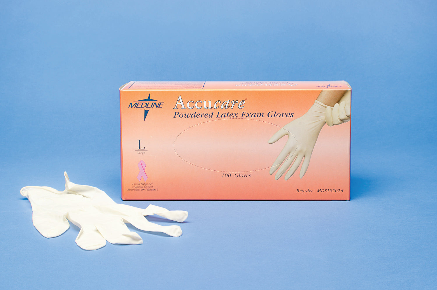 Accucare Powdered Latex Examination Gloves-Pro-Optics LLC