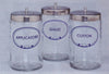 Glass Dispenser Jar (G3454)-Pro-Optics LLC